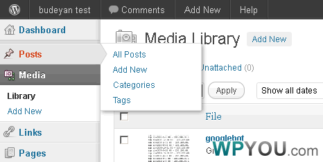 WordPress 3.3 Beta 2鼠标移动显示标签内容