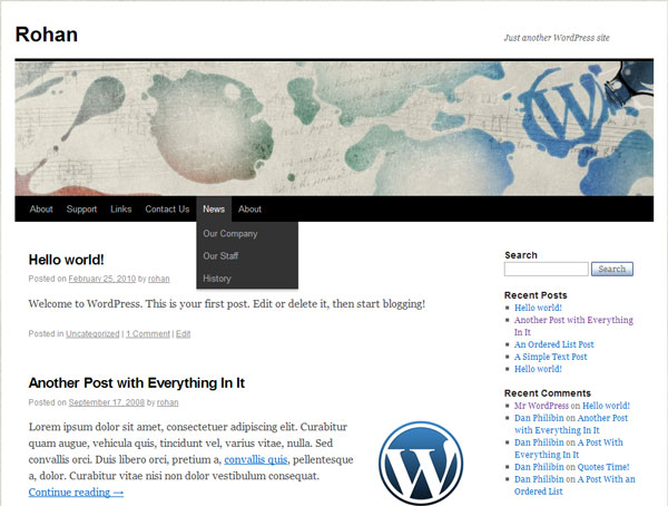 WordPress 3.0 正式版发布 - 博客 - 1