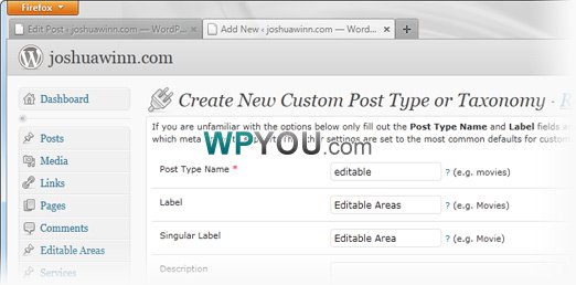 WordPress自定义文章类型Post Types用法