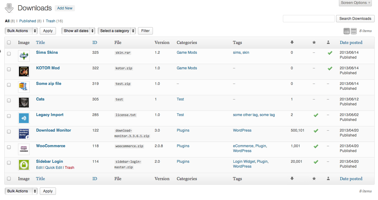 WordPress Download Monitor下载插件使用教程 - 插件资源 - 1